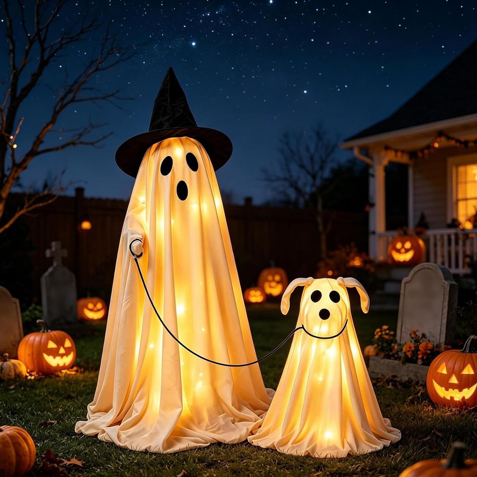 Outdoor Lighting Effects - Set de Perro Fantasma con Luz