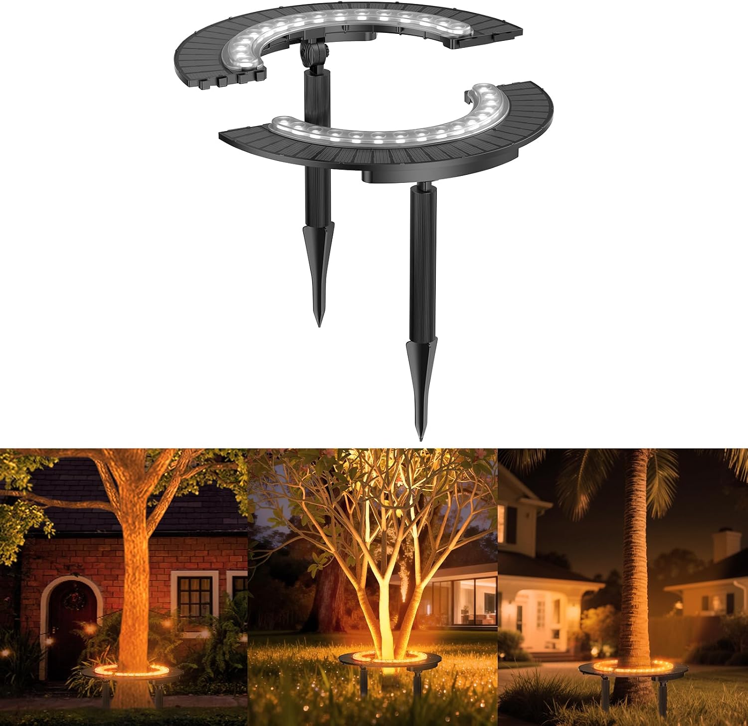 Outdoor Lighting Wireless - Luz Solar para Palmeras, Inalámbrica, para
