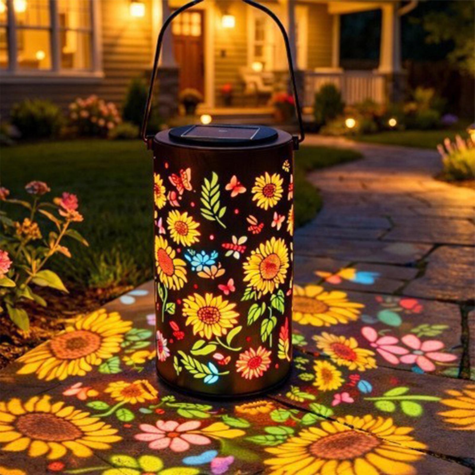 Lámpara Solar de Girasol, Resi - Outdoor Lighting Pathway reseña y precio