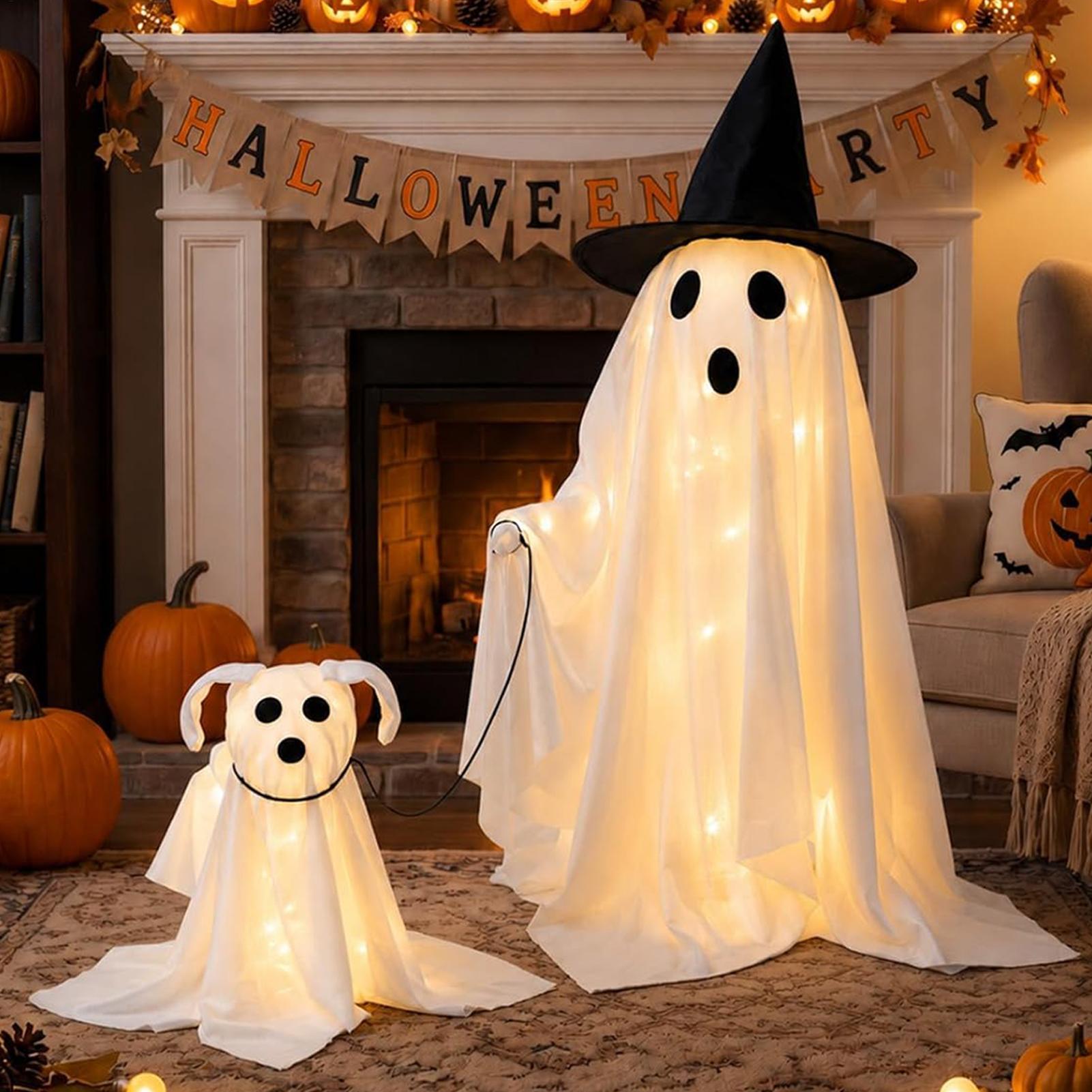 Set de Perro Fantasma con Luz  - Outdoor Lighting Effects reseña y precio