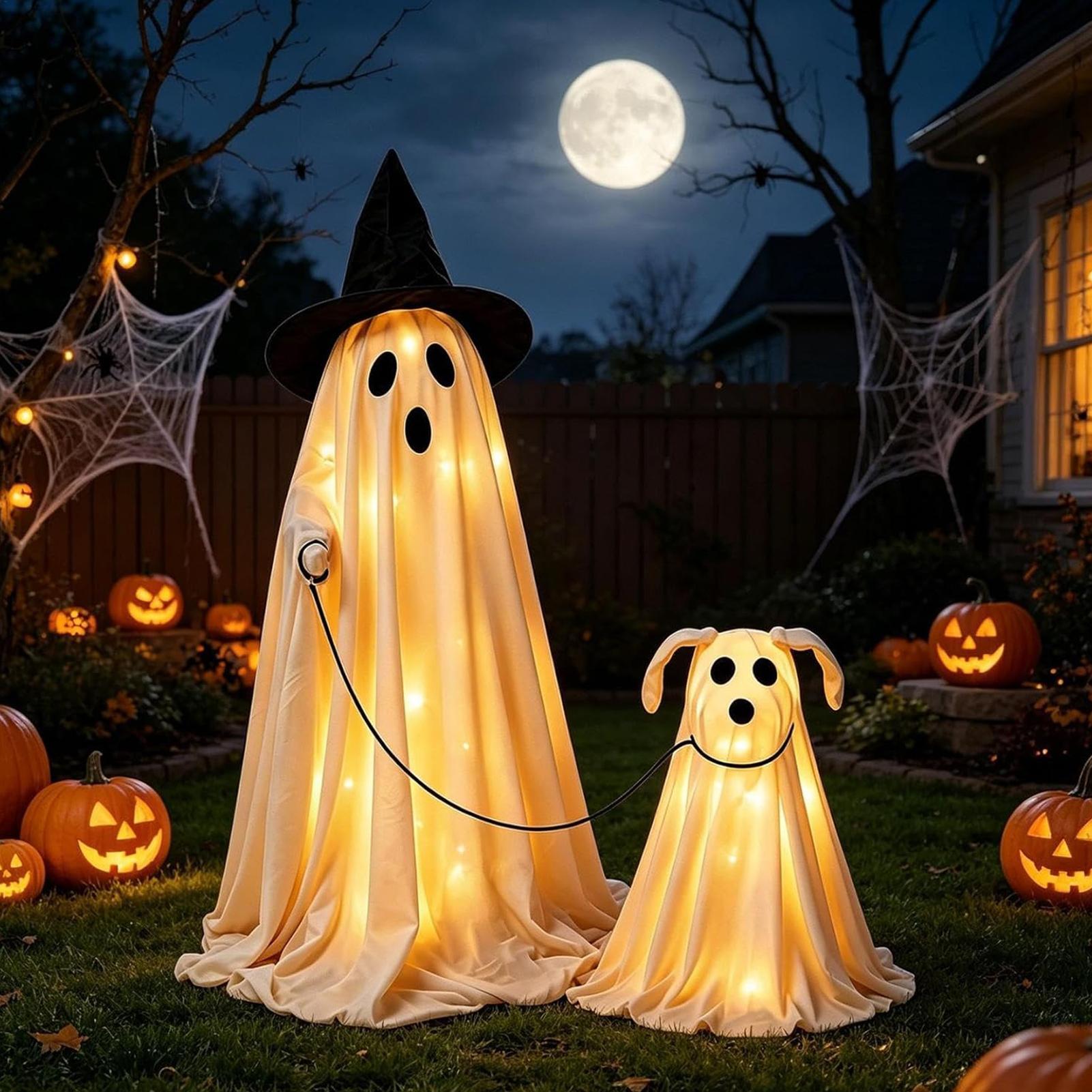 Set de Perro Fantasma con Luz  - Outdoor Lighting Effects reseña y precio