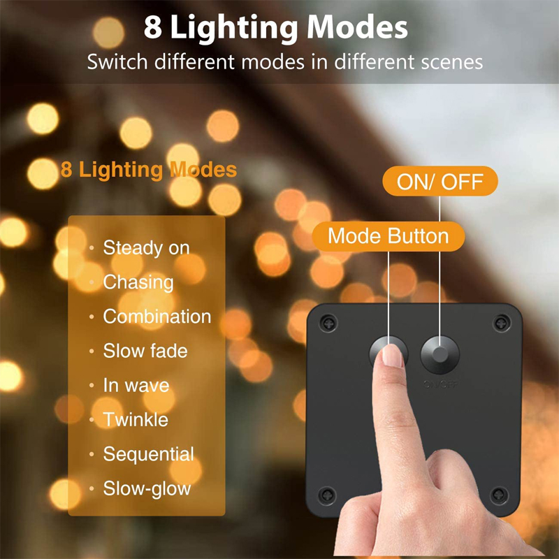 Guirnalda de luces LED solares - Outdoor Lighting Pathway reseña y precio