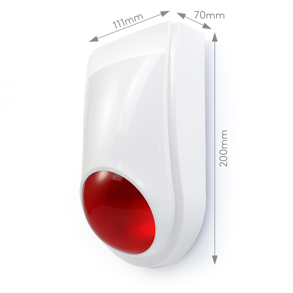 Sirena de flash inalámbrica E6 - Outdoor Lighting Wireless reseña y precio