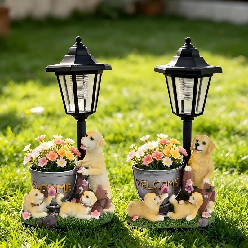 Estatua de maceta con diseño d - Outdoor Lighting And Landscape reseña y precio