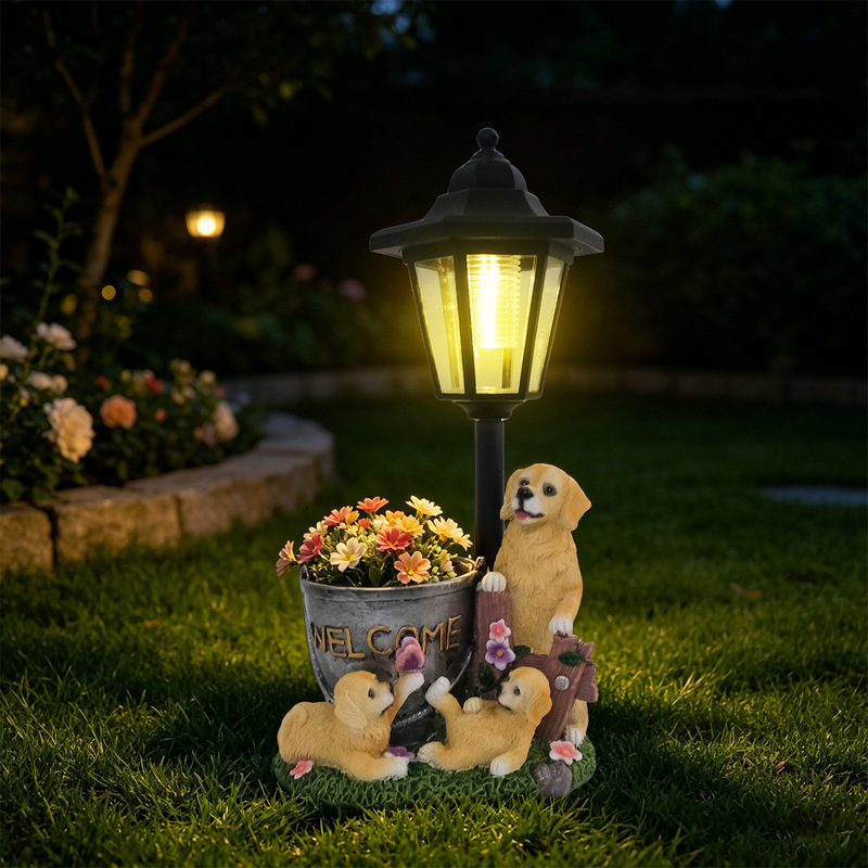 Estatua de maceta con diseño d - Outdoor Lighting And Landscape reseña y precio