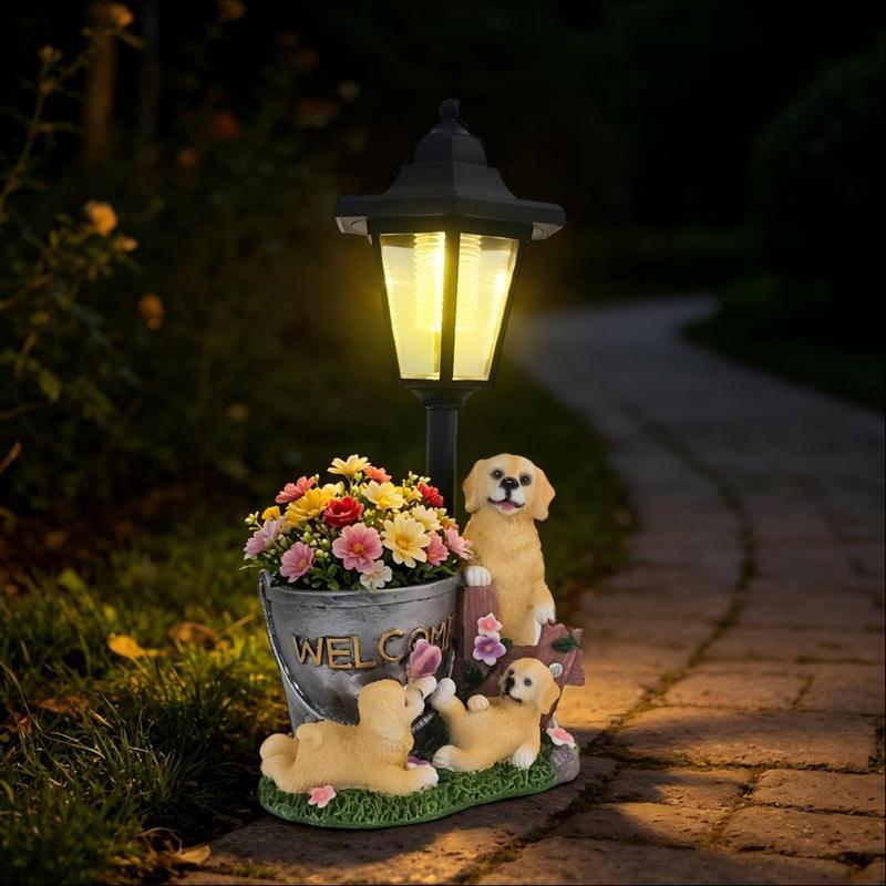 Estatua de maceta con diseño d - Outdoor Lighting And Landscape reseña y precio