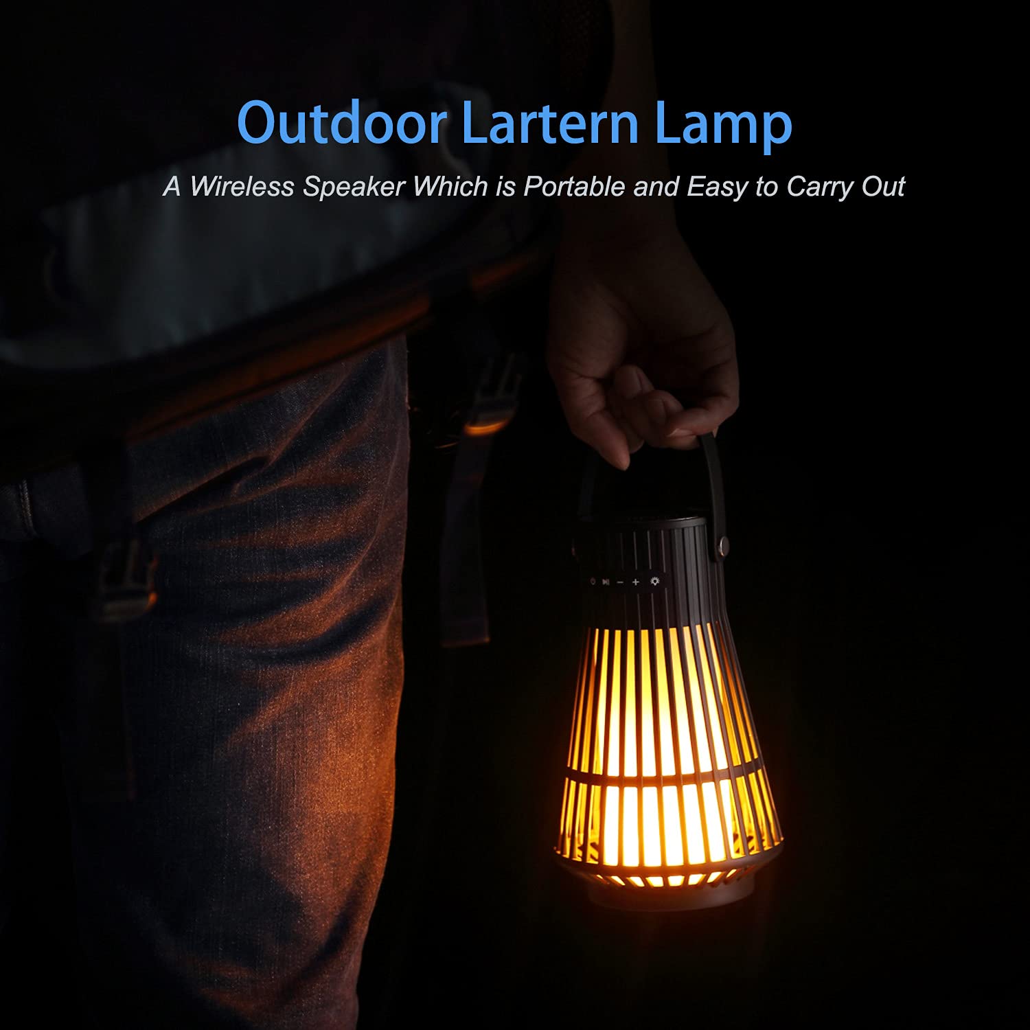 Luz LED de llama para acampar  - Outdoor Lighting Wireless reseña y precio