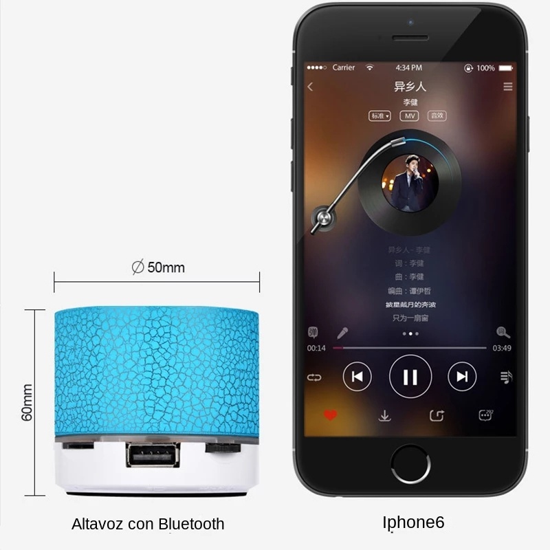 Mini altavoz portátil para ext - Outdoor Lighting Wireless reseña y precio
